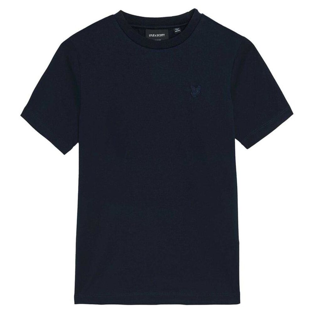 Lyle & Scott Childrens/Kids Tonal Embroidered T-Shirt / Dark Navy